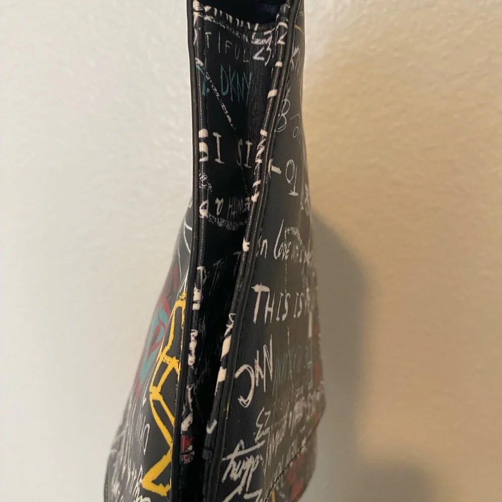 DKNY Graffiti Print Crossbody Bag